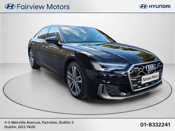 Audi A6 Saloon, Petrol Plug-in Hybrid, 2025, Black