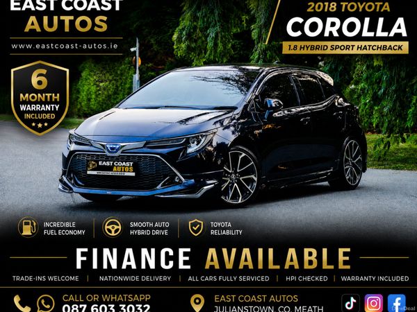 Toyota Corolla Hatchback, Petrol Hybrid, 2018, Blue