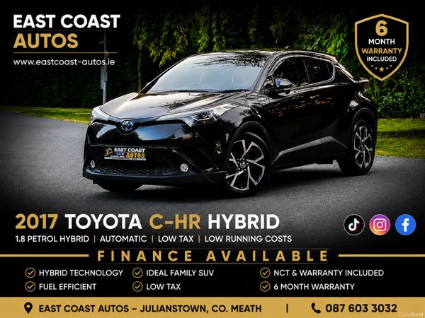 Toyota C-HR SUV, Petrol Hybrid, 2017, Black