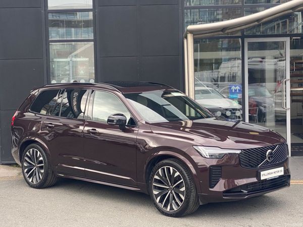 Volvo XC90 Estate, Petrol Plug-in Hybrid, 2025, Red