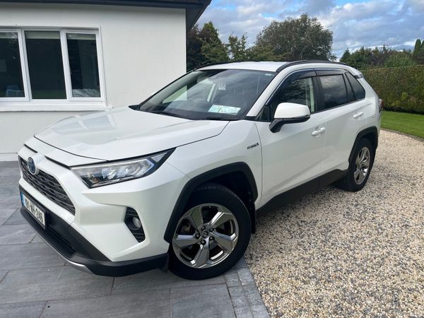 Toyota RAV4 SUV, Petrol Hybrid, 2019, White
