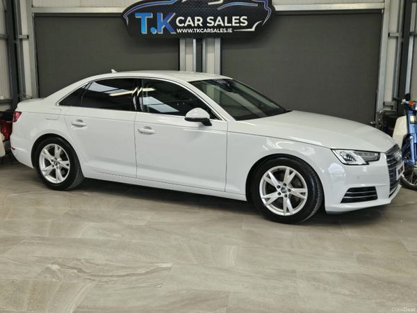 Audi A4 Saloon, Diesel, 2018, White