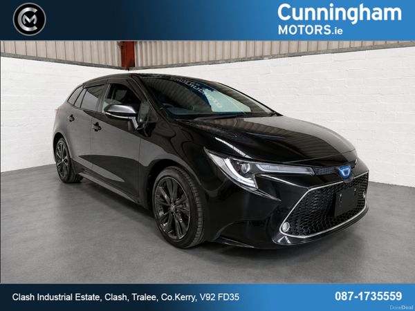 Toyota Corolla Estate, Petrol Hybrid, 2021, Black