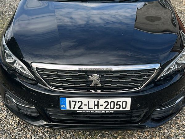 Peugeot 308 Hatchback, Petrol, 2017, Black