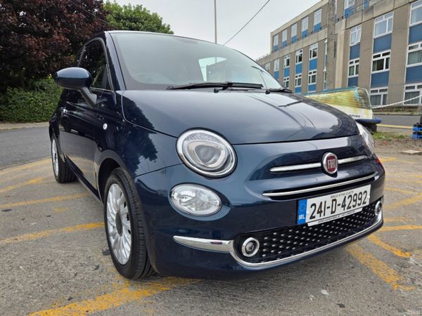 Fiat 500 Hatchback, Petrol, 2024, Blue