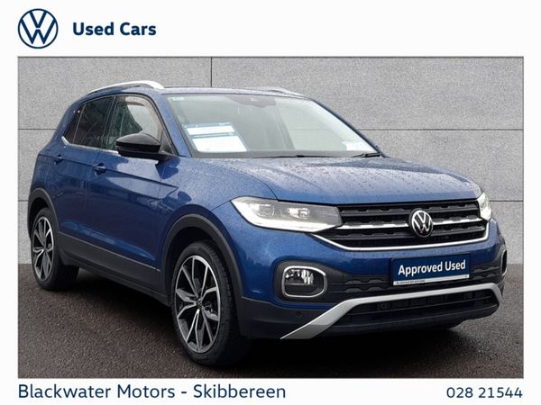 Volkswagen T-Cross SUV, Petrol, 2021, Blue