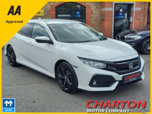 Honda Civic Hatchback, Petrol, 2017, White