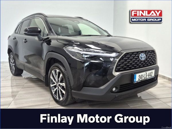 Toyota Corolla Cross SUV, Petrol Hybrid, 2024, Black