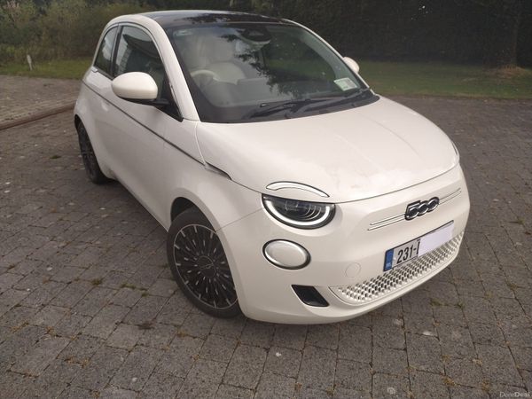 Fiat 500e Hatchback, Electric, 2023, White