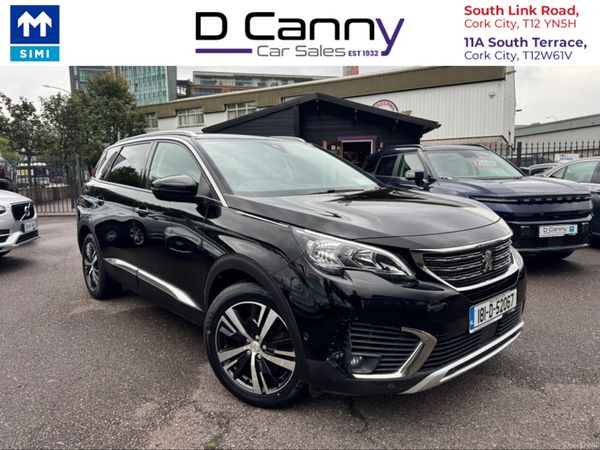 Peugeot 5008 MPV, Diesel, 2018, Black