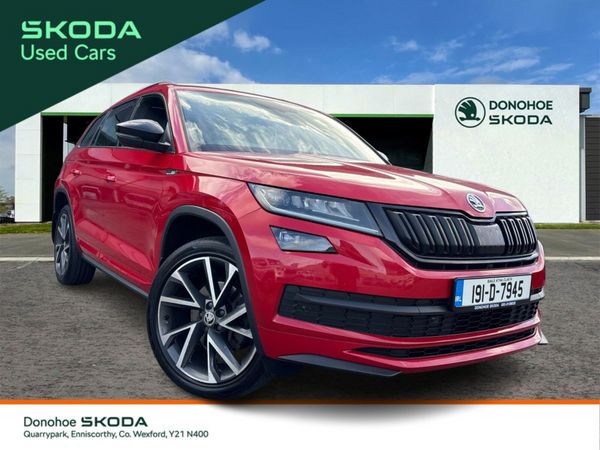 Skoda Kodiaq SUV, Diesel, 2019, Red