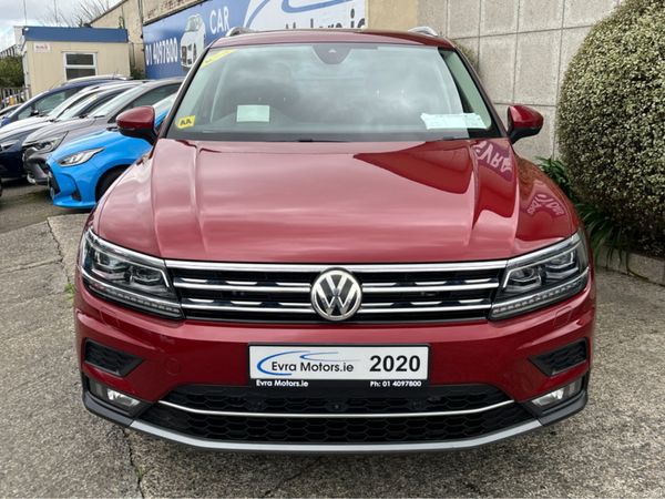 Volkswagen Tiguan SUV, Diesel, 2020, Red