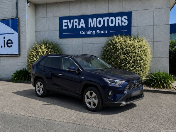Toyota RAV4 SUV, Petrol Hybrid, 2020, Blue