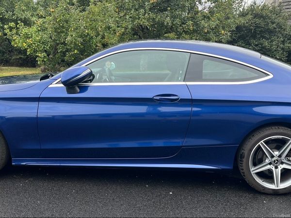 Mercedes-Benz C-Class Coupe, Diesel, 2017, Blue