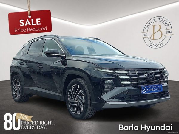 Hyundai Tucson SUV, Petrol Plug-in Hybrid, 2025, Black
