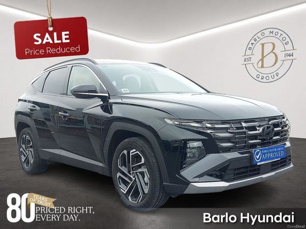 Hyundai Tucson SUV, Petrol Hybrid, 2025, Black