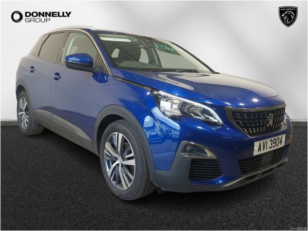 Peugeot 3008 Estate, Petrol, 2018, Blue
