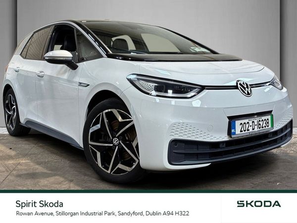 Volkswagen ID.3 Hatchback, Electric, 2020, White