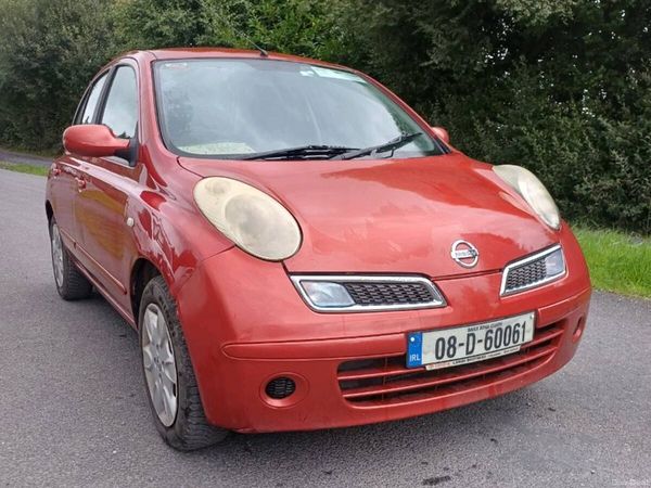 Nissan Micra Hatchback, Petrol, 2008, Red