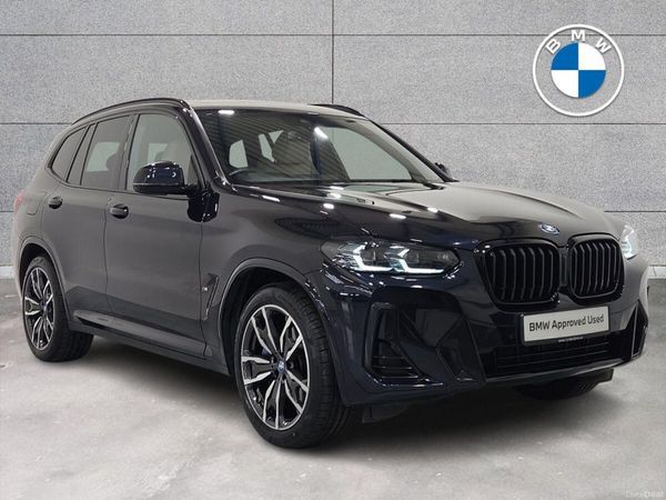 BMW X3 SUV, Petrol Plug-in Hybrid, 2023, Black