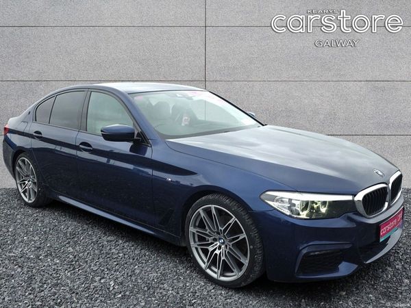 BMW 5-Series Saloon, Diesel, 2019, Blue
