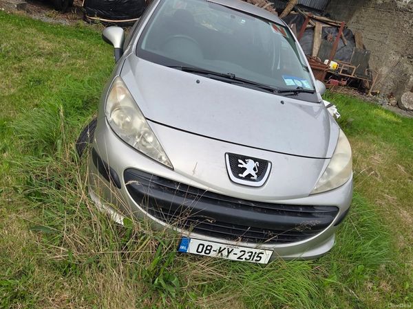 Peugeot 207 Hatchback, Petrol, 2008, Silver