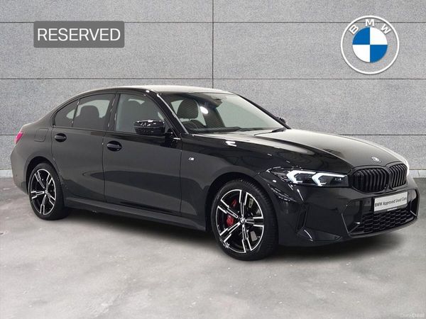 BMW 3-Series Saloon, Petrol Plug-in Hybrid, 2025, Black