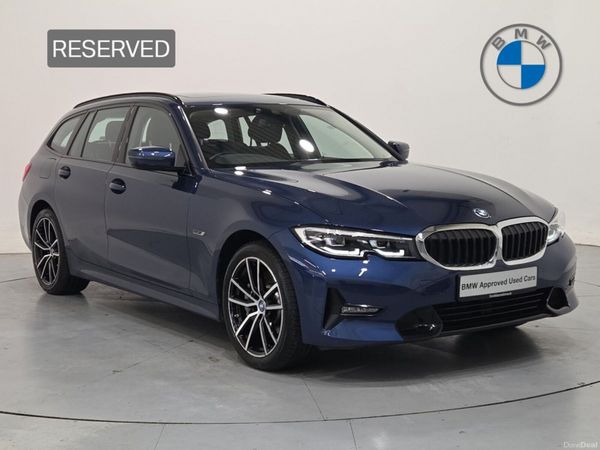 BMW 3-Series Estate, Petrol Plug-in Hybrid, 2022, Blue
