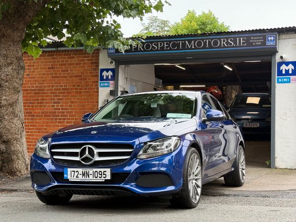 Mercedes-Benz C-Class Saloon, Petrol, 2017, Blue