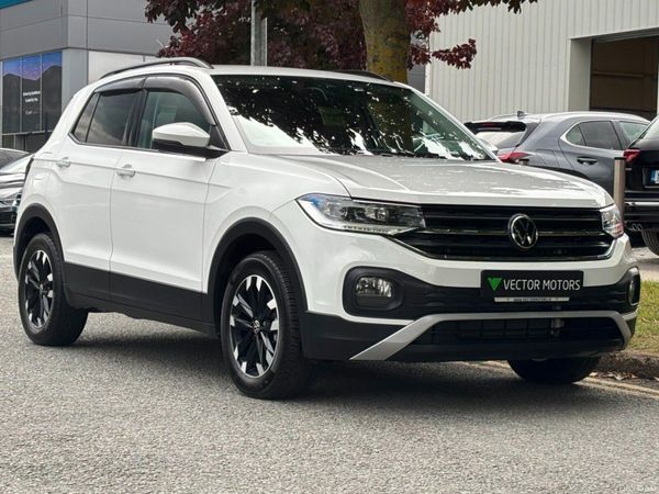 Volkswagen T-Cross SUV, Petrol, 2021, White