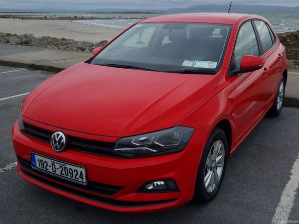 Volkswagen Polo Hatchback, Petrol, 2019, Red