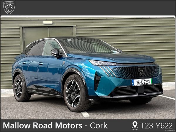 Peugeot 3008 SUV, Electric, 2026, Blue
