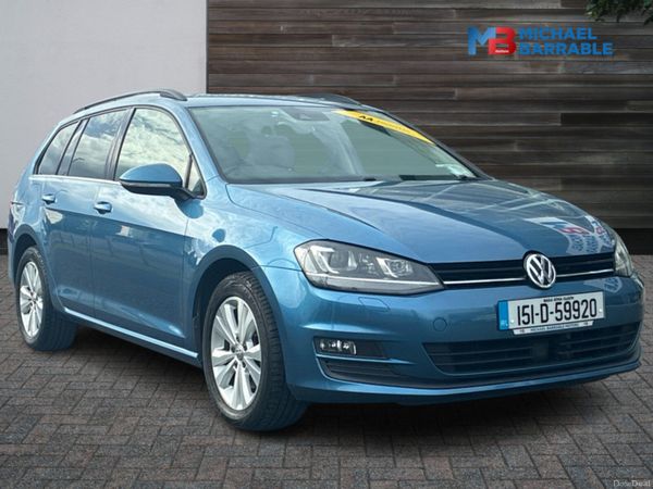 Volkswagen Golf Estate, Petrol, 2015, Blue