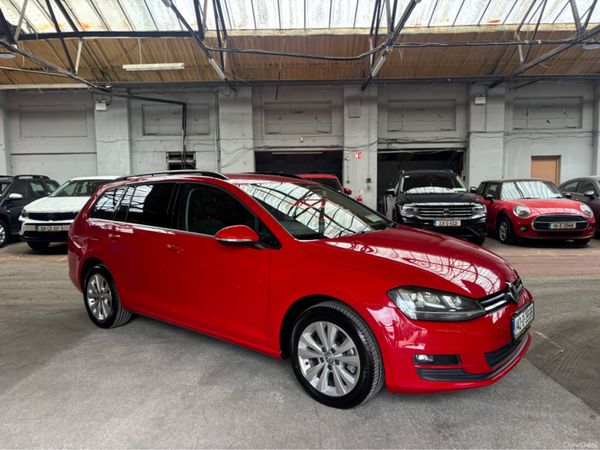 Volkswagen Golf Estate, Petrol, 2014, Red