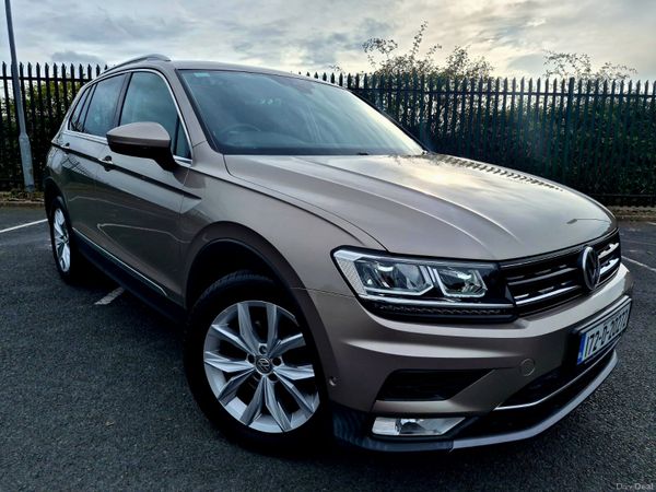 Volkswagen Tiguan SUV, Diesel, 2017, Yellow