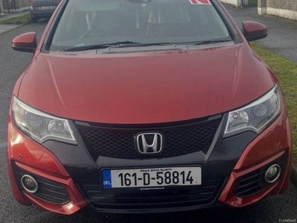 Honda Civic Hatchback, Diesel, 2016, Red