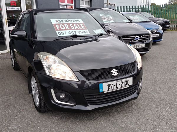 Suzuki Swift Hatchback, Petrol, 2015, Black