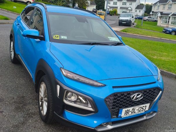 Hyundai KONA MPV, Petrol, 2018, Blue