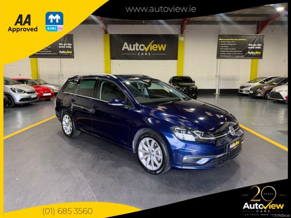 Volkswagen Golf Estate, Petrol, 2018, Blue