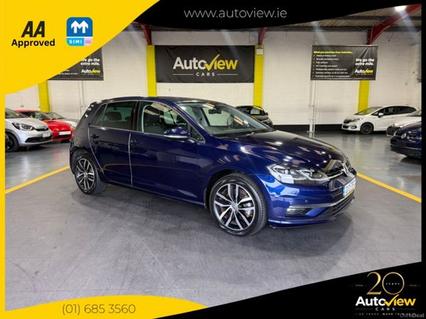 Volkswagen Golf Hatchback, Petrol, 2019, Blue