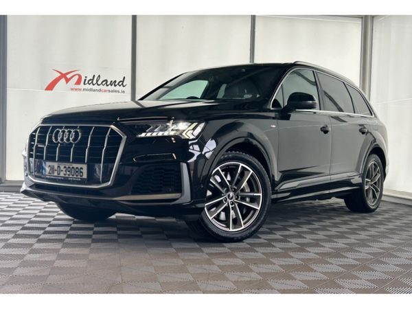Audi Q7 Estate, Petrol Plug-in Hybrid, 2021, Black