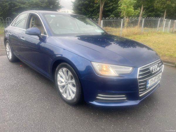 Audi A4 Saloon, Diesel, 2017, Blue