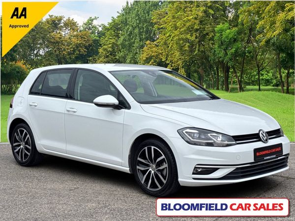 Volkswagen Golf Hatchback, Petrol, 2018, White