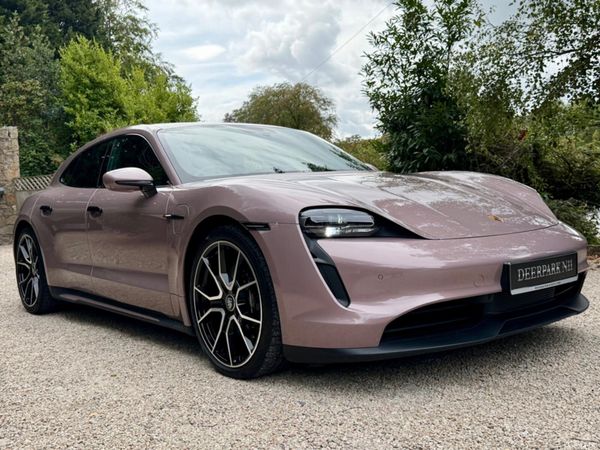 Porsche Taycan Estate, Electric, 2024, Pink