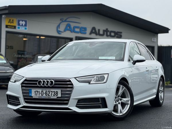 Audi A4 Saloon, Petrol, 2017, White