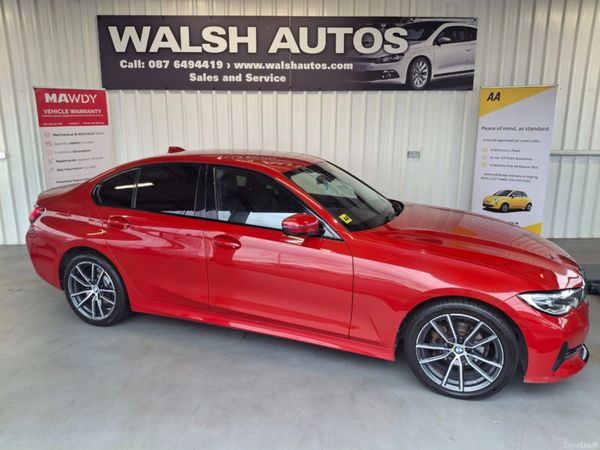 BMW 3-Series Saloon, Diesel, 2019, Red