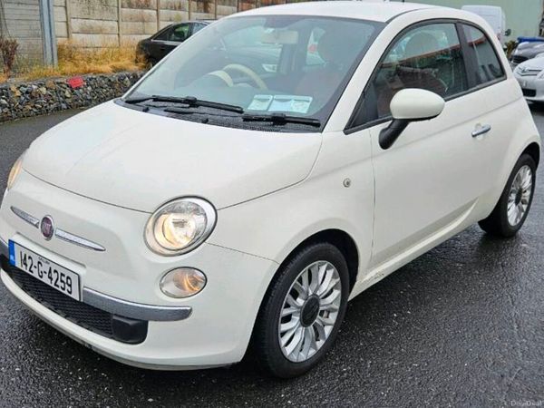 Fiat 500 Hatchback, Petrol, 2014, White