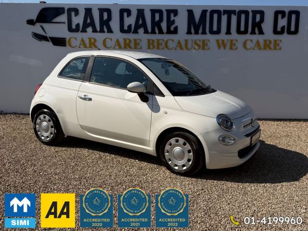 Fiat 500 Hatchback, Petrol, 2017, White