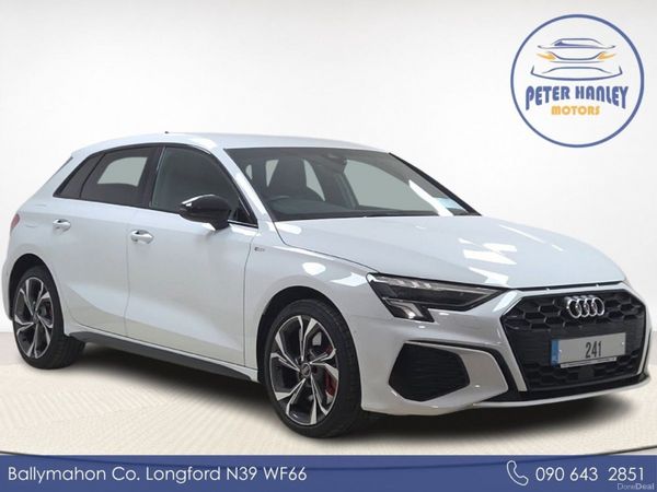 Audi A3 Hatchback, Petrol Plug-in Hybrid, 2024, White