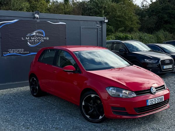 Volkswagen Golf Hatchback, Diesel, 2013, Red
